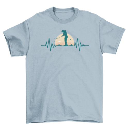 Golf Heartbeat T-shirt