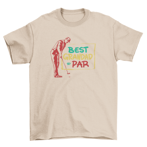 Best Grandad By Par T-shirt